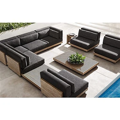 ספת חתך עץ טיק חיצונית